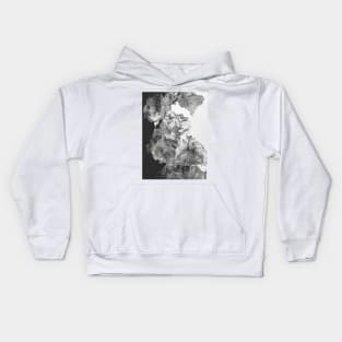 Black and White Fluid Magic Kids Hoodie